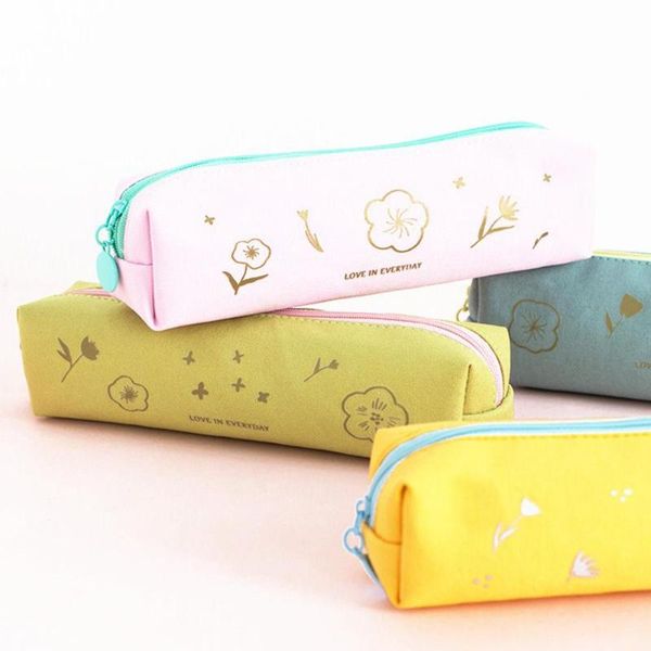 

pencil bags adeeing bag thicken large capacity cherry blossom pattern canvas case d18