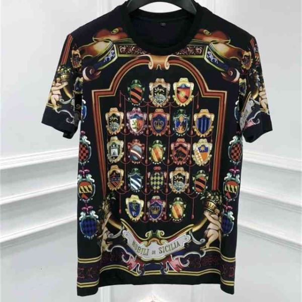 

t shirts 20ss brand crown print tee t shirts, White;black