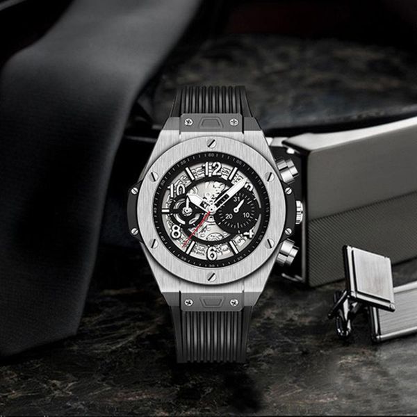 

wristwatches kimsdun mechanical zegarki meskie automatic watch men reloj hombre marca de lujo mens watches fashion waterproof, Slivery;brown