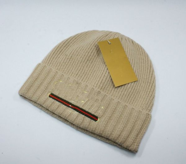

classic letter knitted beanie caps for men's women's autumn winter warm thick wool embroidery cold hat couple fashion street hats, Blue;gray