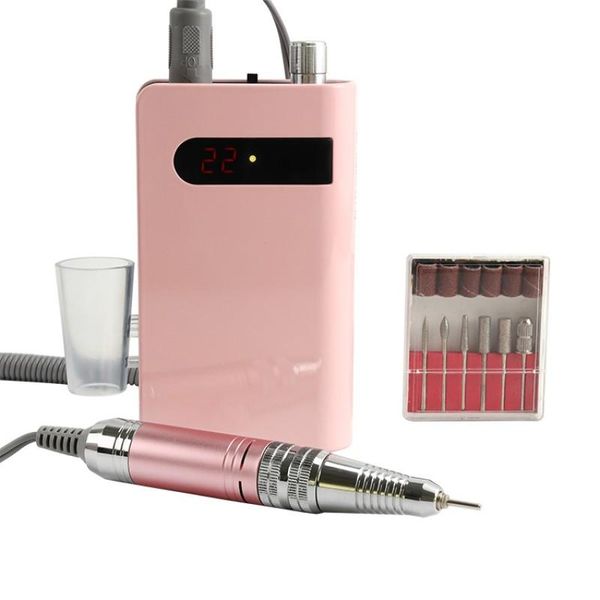 

nail drill & accessories electric 30000rpm portatil naill machine of supplies for beauty salon 25w
