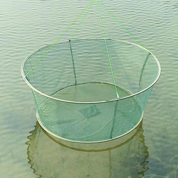 

foldable drop net fishing landing prawn bait crab shrimp pier harbour pond mesh rw accessories