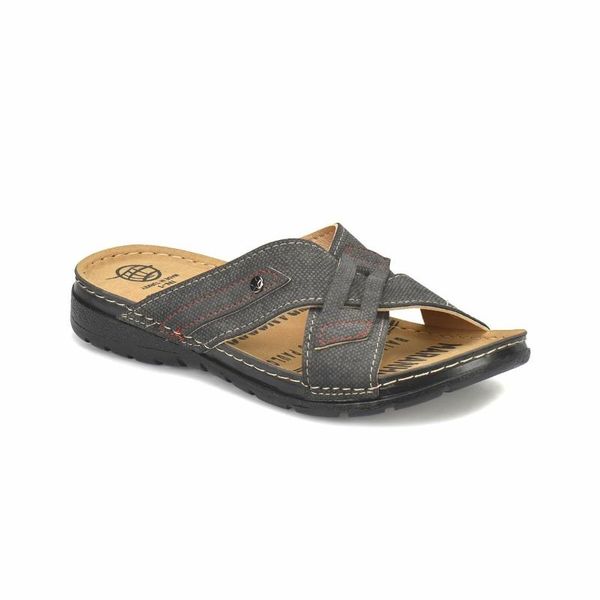 

slippers in flo-1 navy blue male panama club, Black