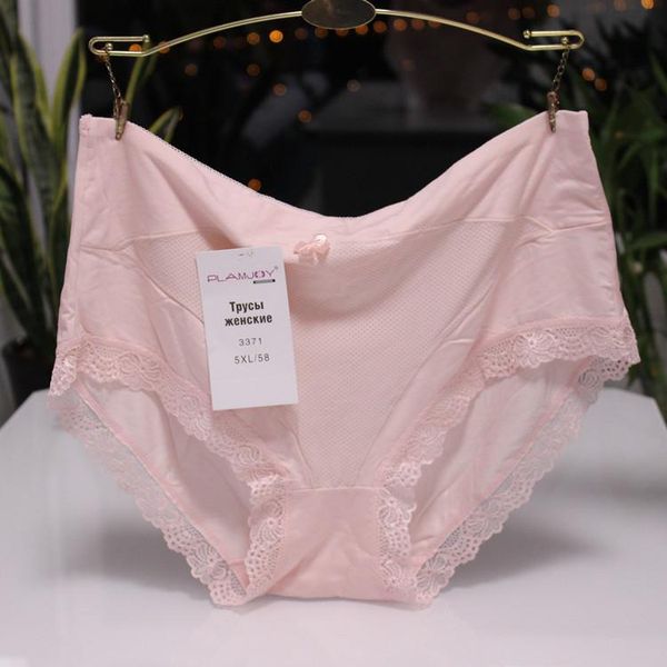 

women's panties modal panty briefs lace plus size xxl/5xl women underwear lingerie for female ladies pantys underpants, Black;pink