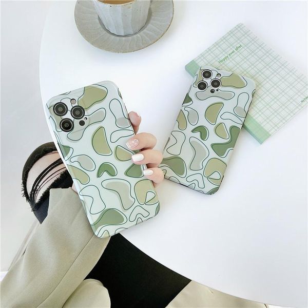 

cell phone pouches art retro abstract graffiti geometry case for 11 pro max x xs xr 7 8 puls se 2021 cases cute soft silicon cover