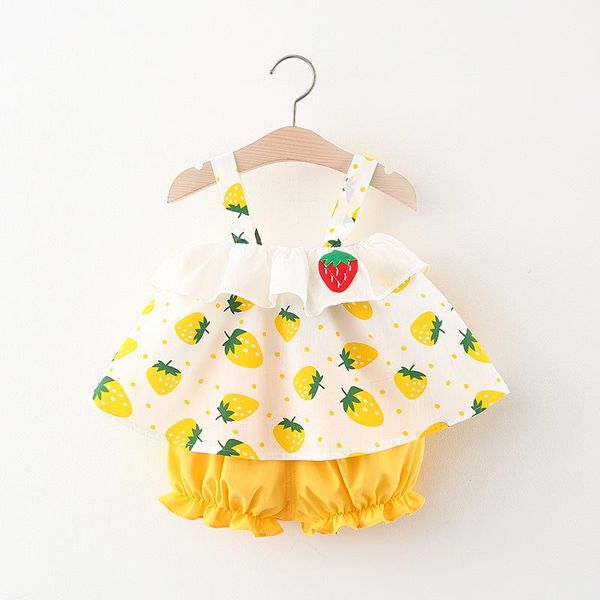 

(4 pieces/lot) 2021 arrival girl's summer clothing set 041305 sets, White