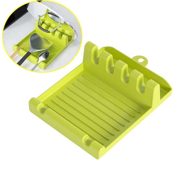

hooks & rails 1pc kitchen spatula rack multifunctional tableware storage plastic cooking accessories household goods