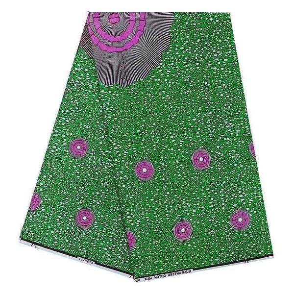 

nigeria ankara wax african prints batik real wax fabric wedding polyester fabric diy dress sewing material 210408, Red