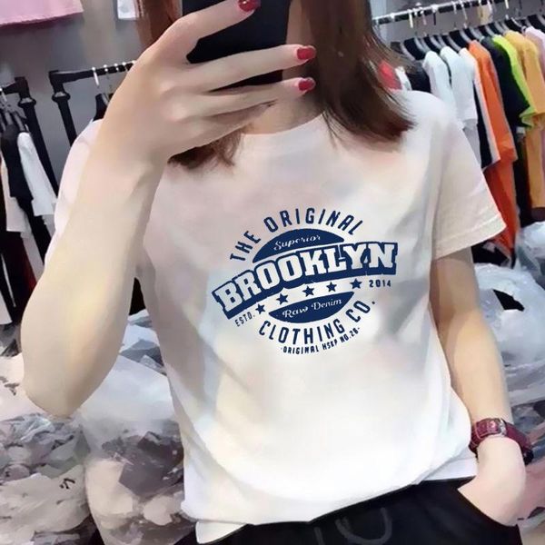 

oversized t-shirt kawaii blouses cotton printed short sleeve slim 2021 summer korean fashion versatile style women's, White