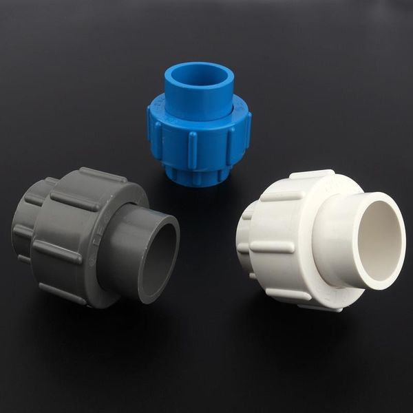 

watering equipments 1pc inner dia.32mm pvc union connectors greenhouse irrigation tube fittings aquarium tank pipe adapter garden water