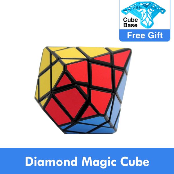 

Original Diansheng Diamond Hexagonal Dipyramid Stone Axis 3x3x3 Shape Mode Magic Cube Puzzle Education Toys for Kids magico cubo