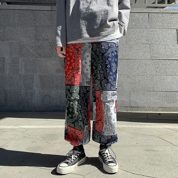 

men's pants 2021 harem fashion jogger sweatpants korean man loose oversized trousers funny streetwear male casual 5xl, Black