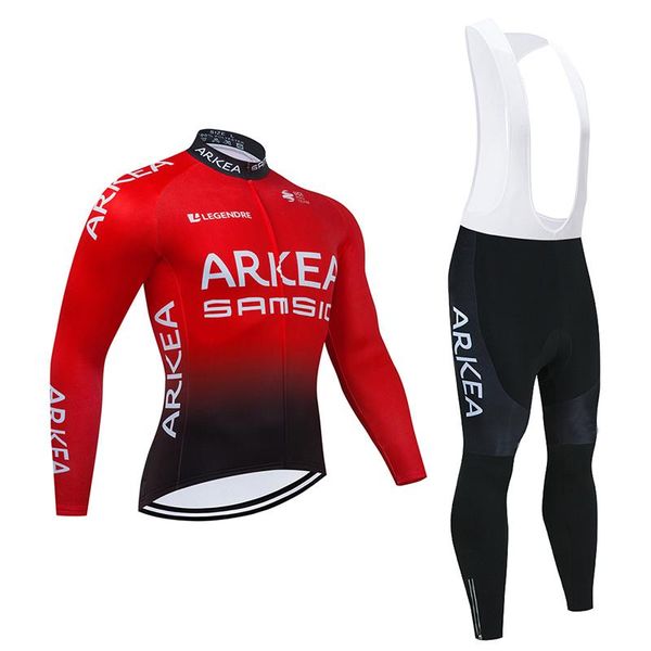 

racing sets 2021 arkea team cycling clothing 20d gel bike pants set ropa ciclismo mens quick dry long pro bicycling jersey maillot wear, Black;blue