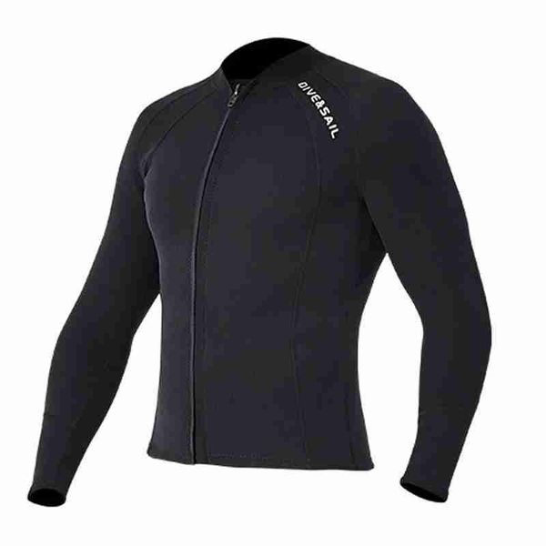 

two-piece suits attrac 2mm neoprene + nylon men dry-fit short shirts diving shirt uv-protection upf 50+ beach wear surfing t-shirt