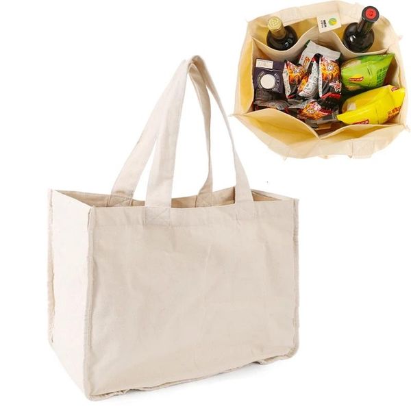 

big reusable shopping grocery bags large canvas with handles washable organic cotton tote bag storage