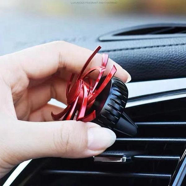 

web celebrity car furnishings aroma air outlet conditioning rotating creative perfume decoration small fan interior decorations