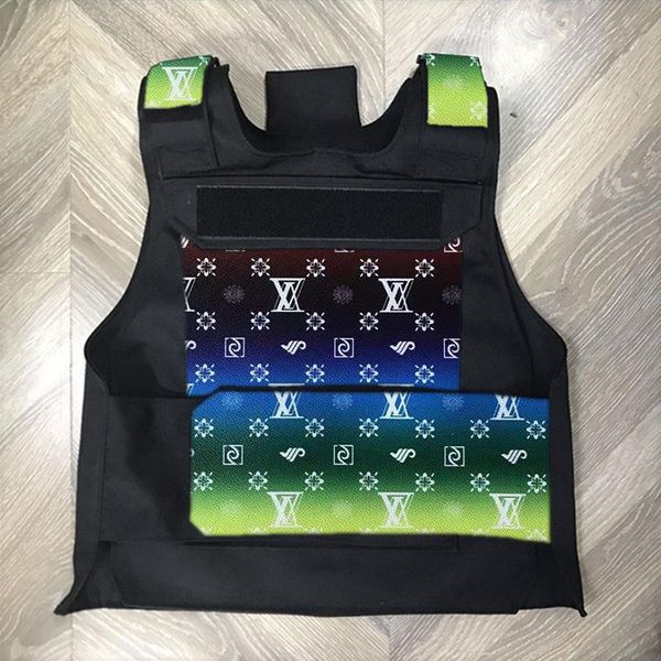 

men' tank fnjack hiphop motocycle vest tactical vests custom logo street fashion military style, White;black