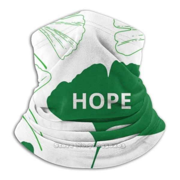 

scarves ginkgo hope peace joy leaf t - shirt and accessories 3d bandana face neck warmer soft fleece mask sport scarf, Blue;gray