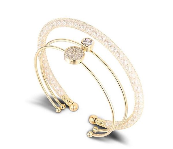 

bangle zircon bracelet bangles set daily leisure jewelry accessories, Black