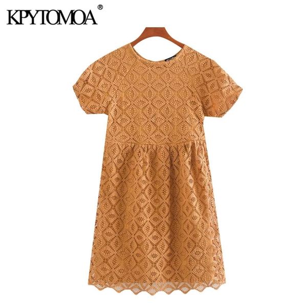 

women sweet fashion hollow out lace mini dress vintage backless with lining female dresses vestidos mujer 210420, Black;gray