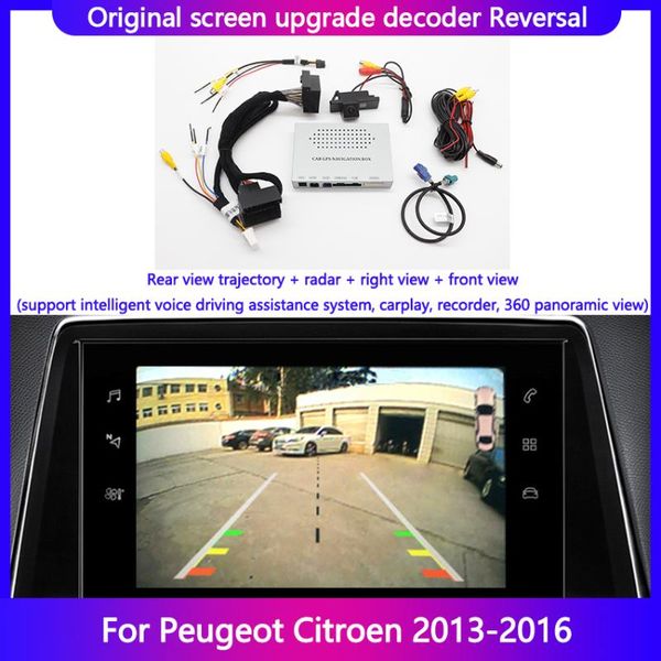 Auto Rückansicht Kameras Parkplatz Sensoren Kamera De Recul Für 2013-2021 Track Decoder Dinterface Unterstützung Recorder P