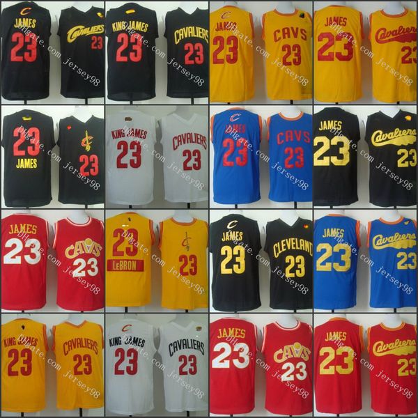 

cleveland cavaliers men le bron ja mes jerseys, Black
