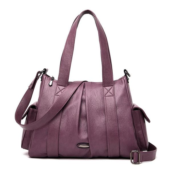 

shoulder bags soft leather handbags 2021 women mother fashion women's middle-aged single-shoulder messenger casual all-match big bag