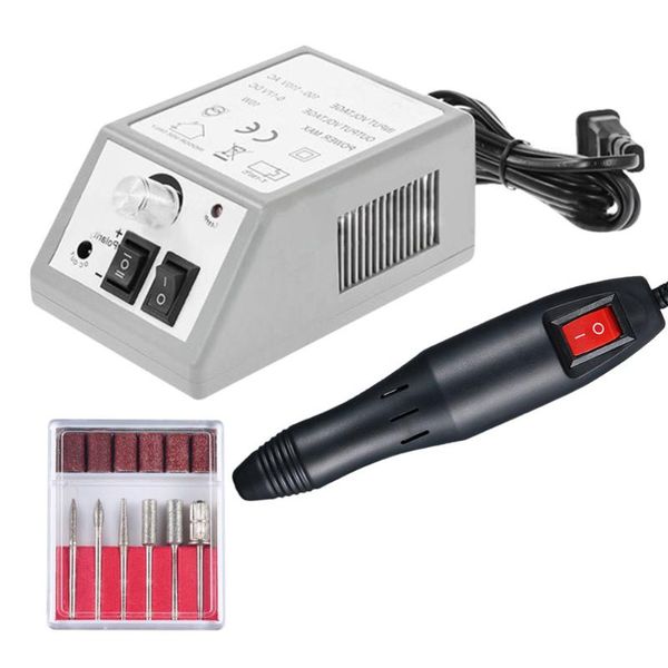 

set nail polisher machine art manicure grinder polishing salon tools electric for drill & accessories