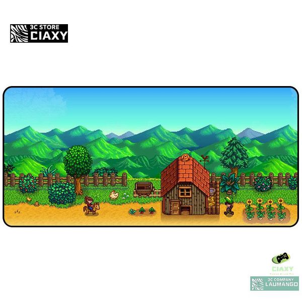 

mouse pads & wrist rests pad mousepad gamer accessories computer desk gaming lapmausepad stardew valley pc mats carpet keyboard anime