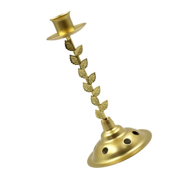

candle holders 1pc leaf design shelf creative stand decorative candlestick