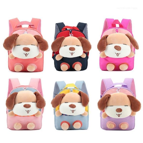 

backpack cute dog student school girl cartoon mini schoolbag kindergarten doll bag toy children travel bookbag gift