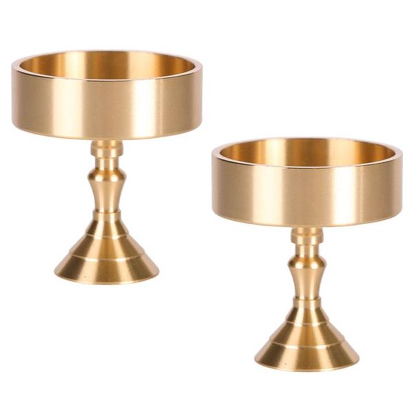 

candle holders 2pcs stand copper art holder temple hall use retro candlestick