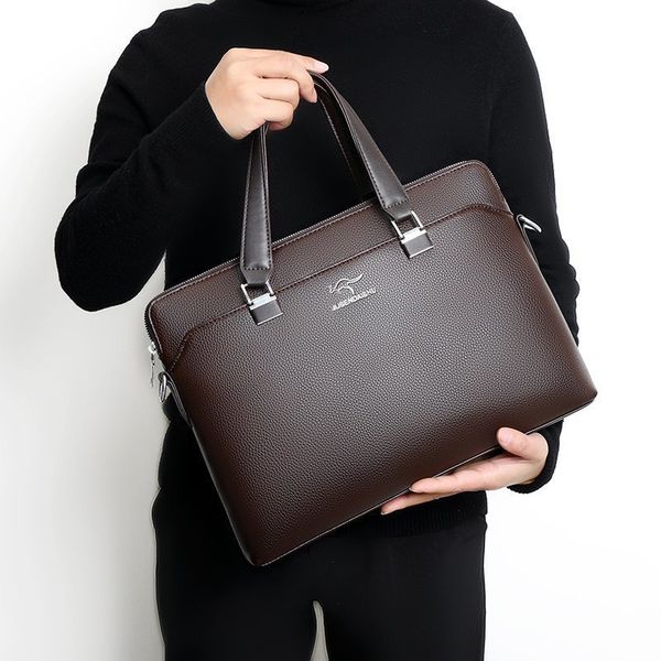 

busins fashion briefcase trend men's satchel lapbag conference