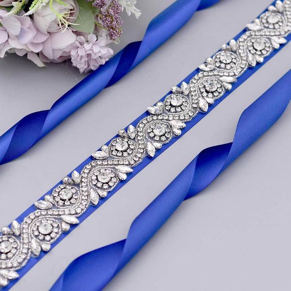 

wedding sashes trixy s164-s shinny bridal belt rhinestone appliques for dresses evening champagne dress strap, White
