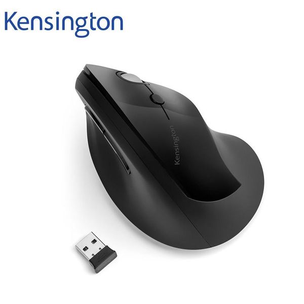 

mice kensington mouse vertical ergonomic black 2.4ghz wireless programmable buttons k75501ww