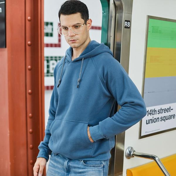 

men's hoodies & sweatshirts fashion men's 2021 spring autumn male casual solid color sweatshirt, Black