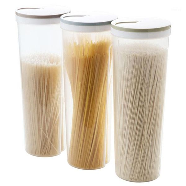 

storage bottles & jars pp food box plastic clear container set with pour lids large kitchen for noodles dried grains tank