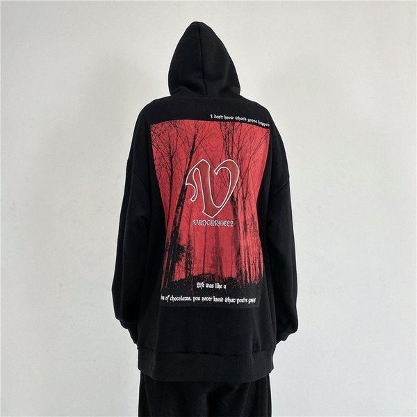 

men's hoodies & sweatshirts black hip hop sweatshirt boys pullover cartoon hoodie funny long sleeve gothic harajuku high street street