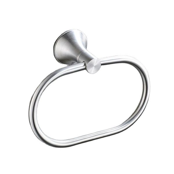 

stainless steel bath towel ring wall mount bathrobe rack bathroom accessories