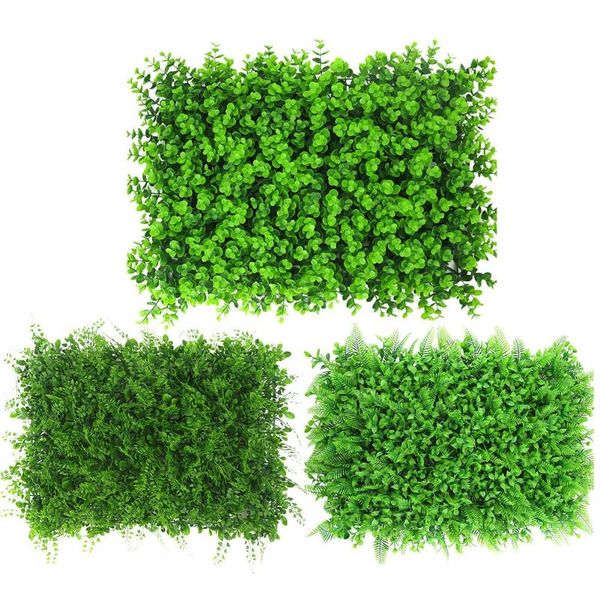 

decorative flowers & wreaths big eucalyptus/ rose vine/phoenix tail lawn artificial privacy fence screen faux panels ary hedge plant for