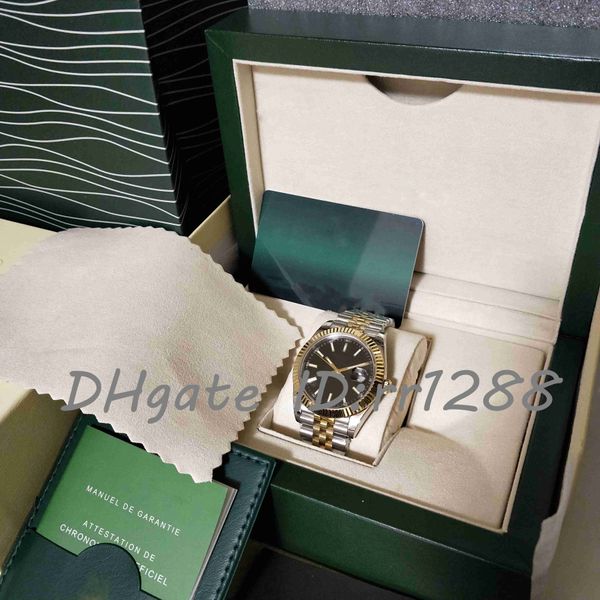 

super bp factory version watch 126331 126333 gold black dial sapphire glass 2813 automatic movement 41mm mens wristwatch watches with origin, Slivery;brown