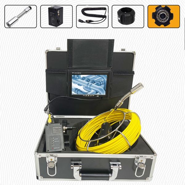 

23mm ip68 waterproof pipe inspection borescope for industrial sewer 12leds adjustable ip cameras