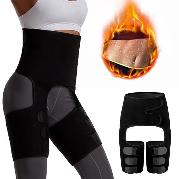 

ladies wear an adjustable one-piece waist and leg straps, three-in-one shaping body, abdomen hip belt resistance bands
