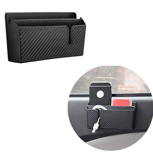 

car organizer double-layer design storage rack large capacity vehicle boxes wear-resistant automobiles phone holder accessories