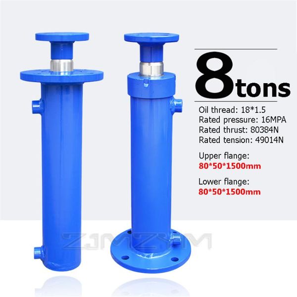 

fa-80x50x1500mm hydraulic cylinder 8 tons bidirectional lifting baler wood splitting machine oil accessories professional hand tool sets