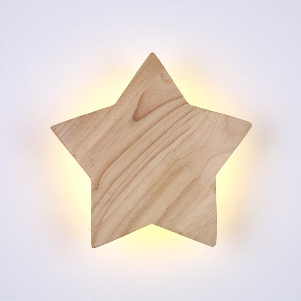 

nordic star wall lamp children's room decoration night lighting living modern view aisle entrance led balcony lights