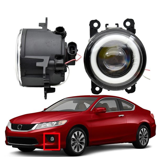 

fog light with for honda accord coupe 2013-2015 pair daytime running lights led angel eye styling