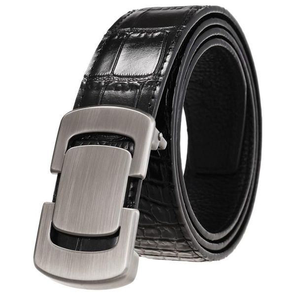

belts leather belt for men genuine plate buckle designer male waistband, Black;brown