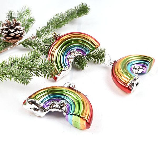 

christmas decorations decoration supplies scene layout dress up ornaments electroplating painting pendant