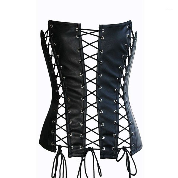 

steampunk corsets women gothic lace-up lingerie bustier hollow out black corselet overbust clubwear bustiers &, Black;white